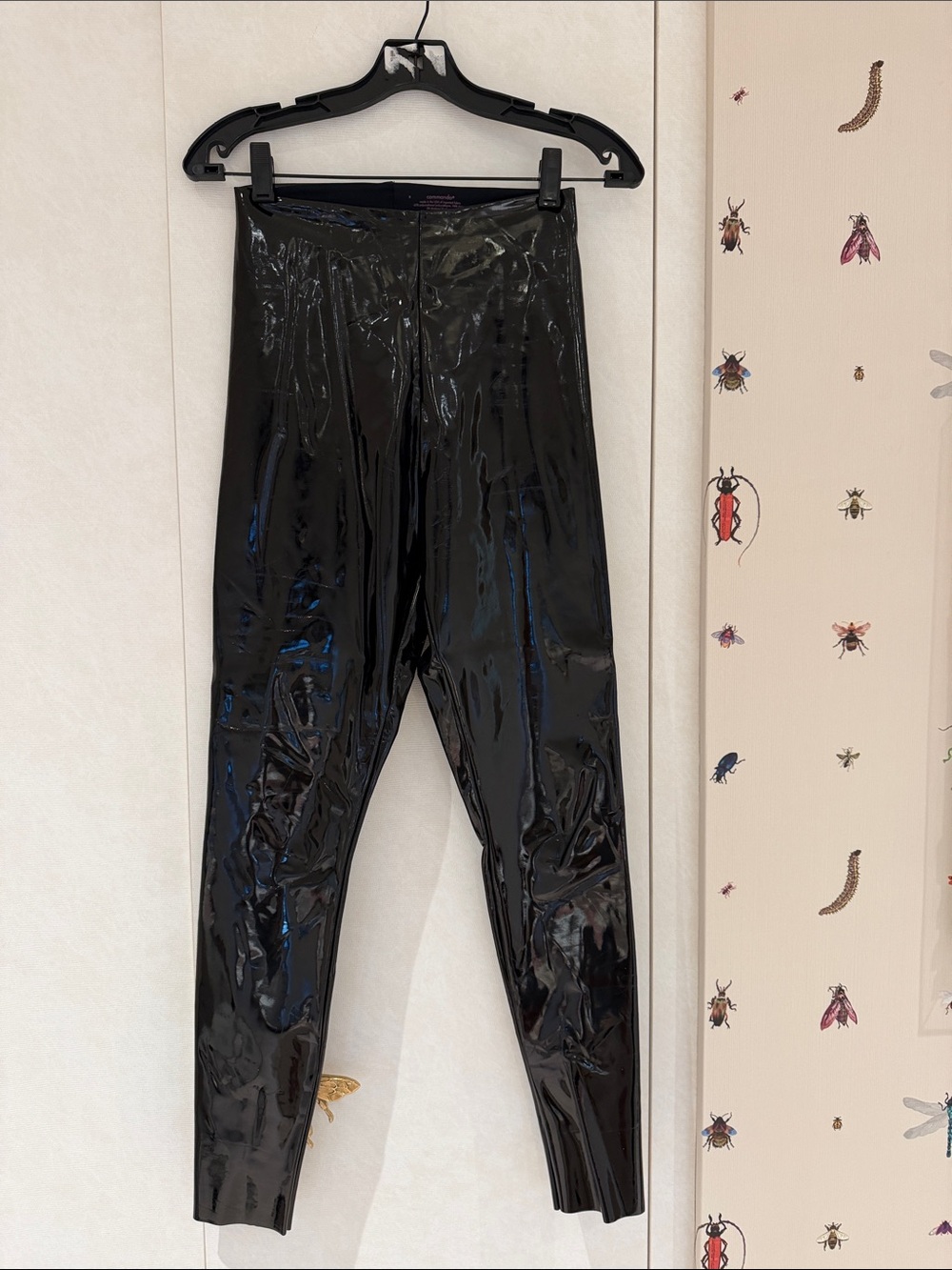 Commando Glossy Black Patent-Look Leggings